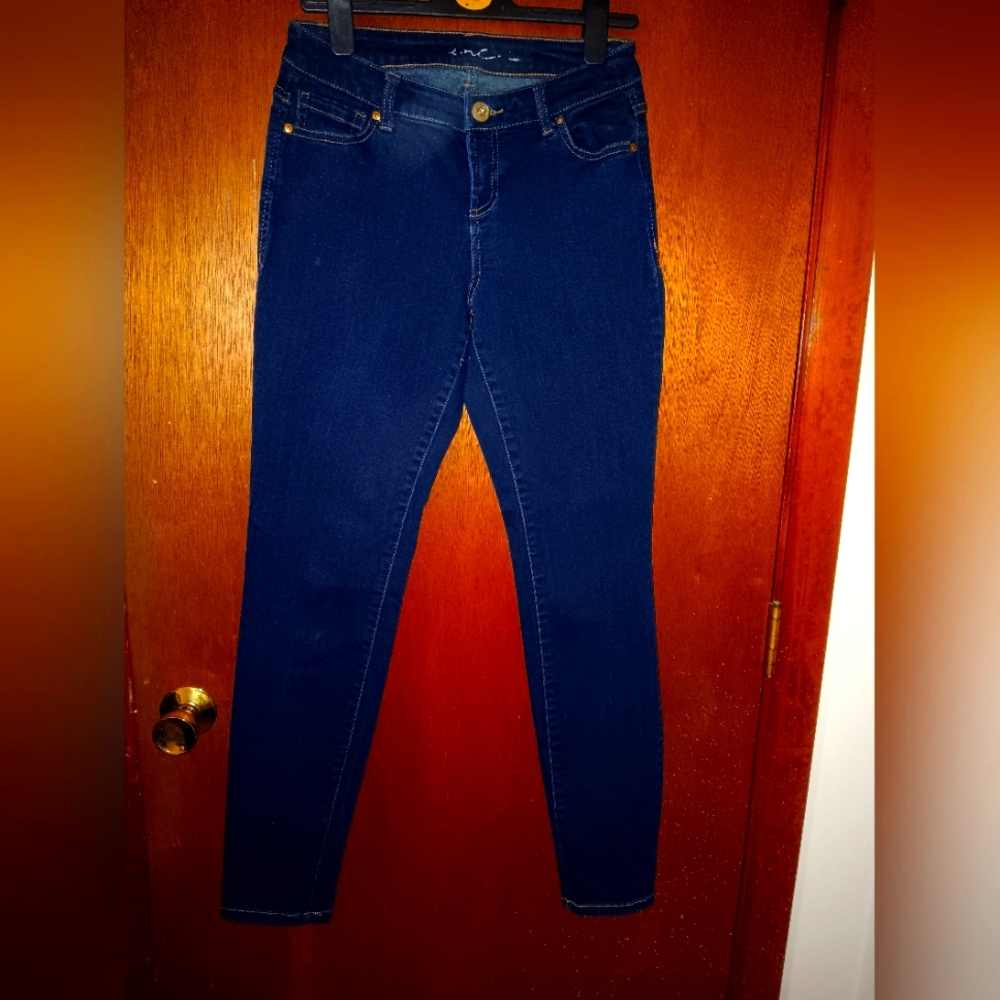 INC INTERNATIONAL CONCEPTS WOMENS CURVY MID RISE SKINNY JEANS